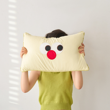 91家纺网 家纺一手货源 找家纺 （总）她喜爱枕芯枕头 2024新款萌趣曲奇全荞麦枕