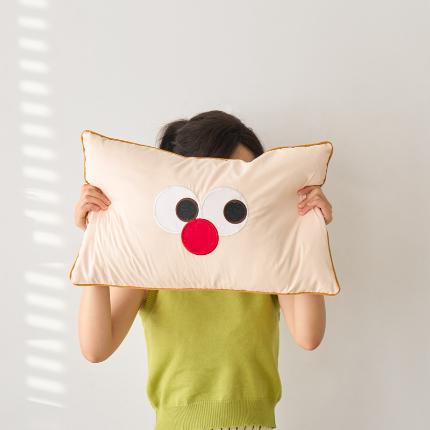 91家纺网 家纺一手货源 找家纺 （总）她喜爱枕芯枕头 2024新款萌趣曲奇全荞麦枕