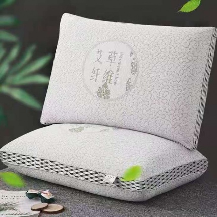 91家纺网 家纺一手货源 找家纺 （总）拾光枕芯 2023新款艾草针织驱蚊枕芯石墨烯枕头