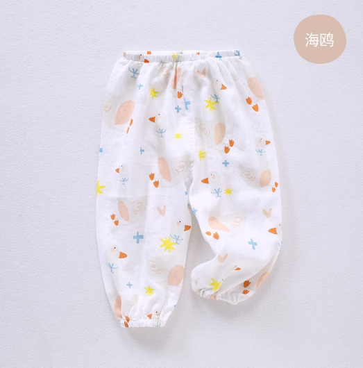 91家纺网 家纺一手货源 找家纺 （总）防蚊裤婴儿a类竹纤维裤子竹棉纱布薄款空调夏季男女儿童宝宝睡裤