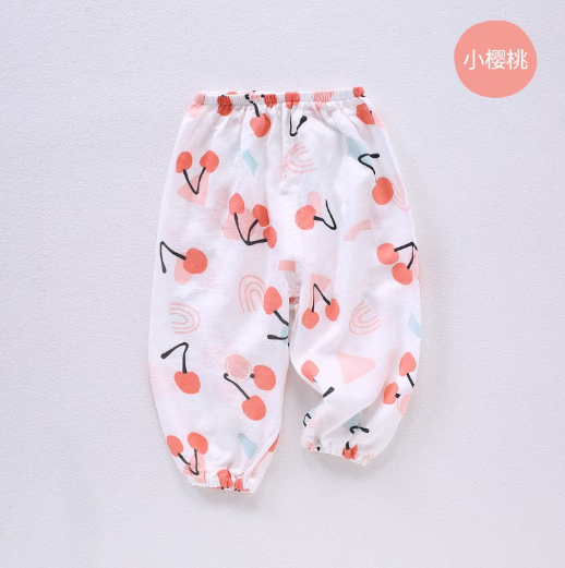 91家纺网 家纺一手货源 找家纺 （总）防蚊裤婴儿a类竹纤维裤子竹棉纱布薄款空调夏季男女儿童宝宝睡裤