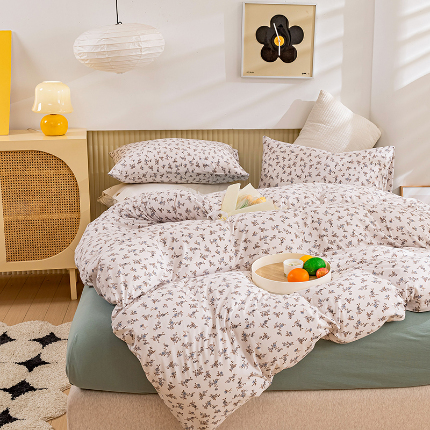 91家纺网 家纺一手货源 找家纺 （总）优姿家纺2024新款A类全棉针织棉系列四件套