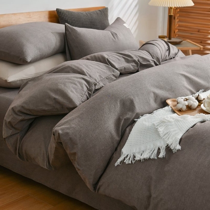 91家纺网 家纺一手货源 找家纺 （总）2024-全棉色织四件套单品床单被套枕套单品学生四件套