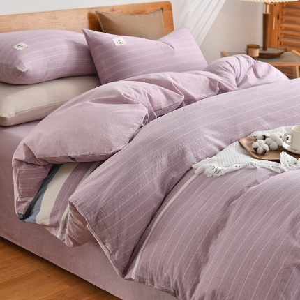 91家纺网 家纺一手货源 找家纺 （总）2024-全棉色织四件套单品床单被套枕套单品学生四件套