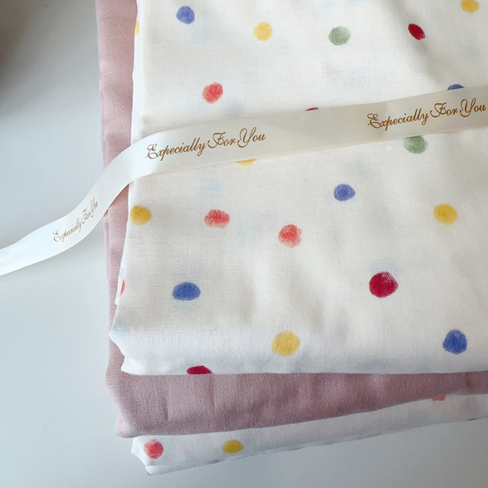 91家纺网 家纺一手货源 找家纺 麦伦家居 2024春夏新品全棉有氧双层纱印花系列四件套（叠拍图）彩啵啵