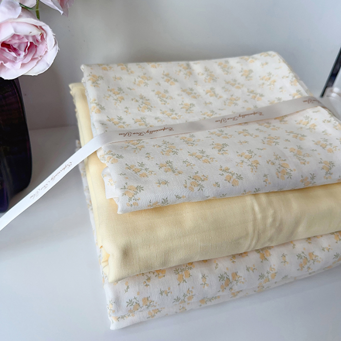 91家纺网 家纺一手货源 找家纺 麦伦家居 2024春夏新品全棉有氧双层纱印花系列四件套（叠拍图）晴天