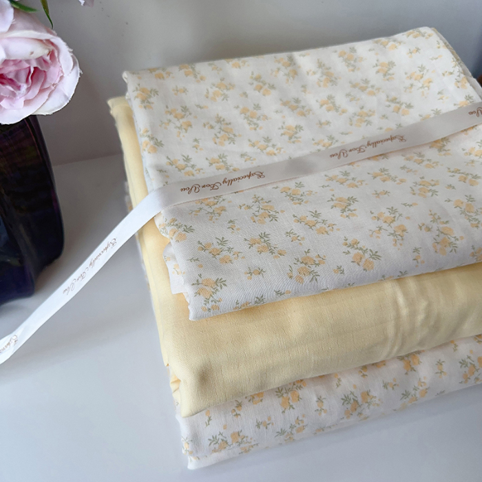 91家纺网 家纺一手货源 找家纺 麦伦家居 2024春夏新品全棉有氧双层纱印花系列四件套（叠拍图）晴天