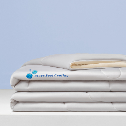 91家纺网 家纺一手货源 找家纺 （总）荔禾家居 2024新款A类氨纶凉感丝冰感夏被