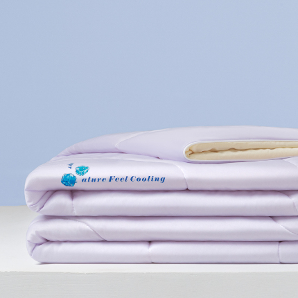 91家纺网 家纺一手货源 找家纺 （总）荔禾家居 2024新款A类氨纶凉感丝冰感夏被