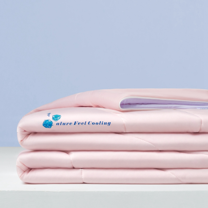 91家纺网 家纺一手货源 找家纺 （总）荔禾家居 2024新款A类氨纶凉感丝冰感夏被