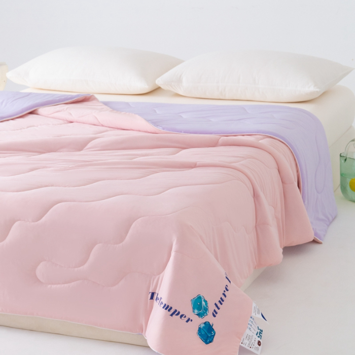 91家纺网 家纺一手货源 找家纺 （总）荔禾家居 2024新款A类氨纶凉感丝冰感夏被