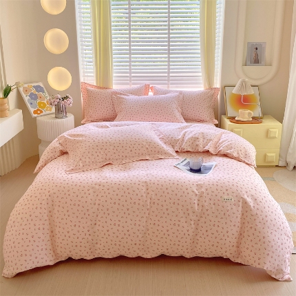 91家纺网 家纺一手货源 找家纺 （总）凯磊家纺 新款原棉老粗布四件套