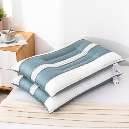 91家纺网 家纺一手货源 找家纺 （总）梦叶草 2024新款全棉锦绣决明子磁石护颈枕磁疗枕芯