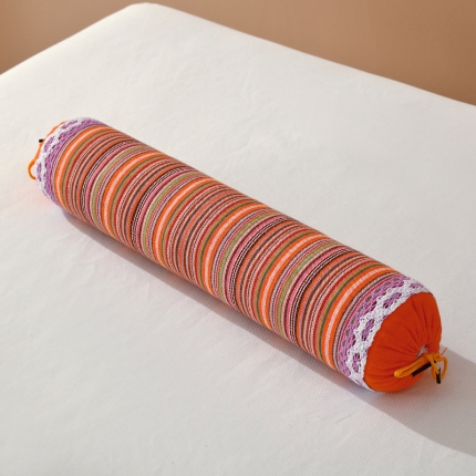 91家纺网 家纺一手货源 找家纺 （总）芯奇想 2024新款圆柱形荞麦硬枕头颈椎枕头糖果枕