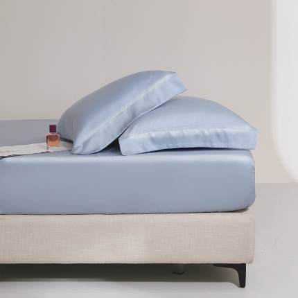 91家纺网 家纺一手货源 找家纺 （总）2024-夏季爆款100%莱赛尔天丝单床笠三件套礼盒装