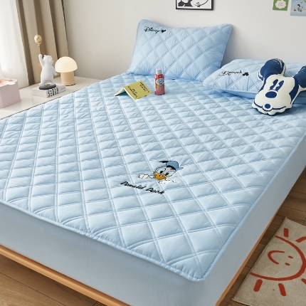 91家纺网 家纺一手货源 找家纺 （总）舒居家纺 2023新款迪士尼刺绣款-A类全棉水洗棉大豆棉床笠床垫