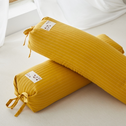 91家纺网 家纺一手货源 找家纺 （总）乐可 2024新款全棉砂洗糖果荞麦枕20*58cm 枕头枕芯