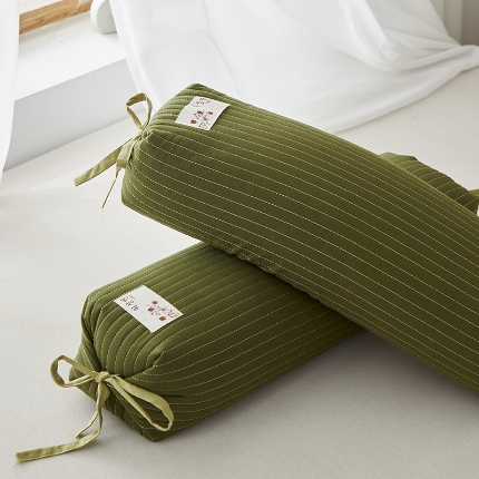 91家纺网 家纺一手货源 找家纺 （总）乐可 2024新款全棉砂洗糖果荞麦枕20*58cm 枕头枕芯