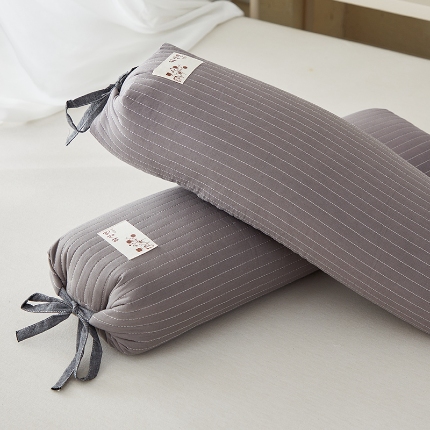 91家纺网 家纺一手货源 找家纺 （总）乐可 2024新款全棉砂洗糖果荞麦枕20*58cm 枕头枕芯