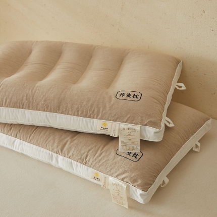 （总）乐可 2024新款荞麦分区护颈枕头枕芯