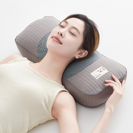 91家纺网 家纺一手货源 找家纺 （总）乐可 2024新款全棉砂洗元宝荞麦枕头枕芯