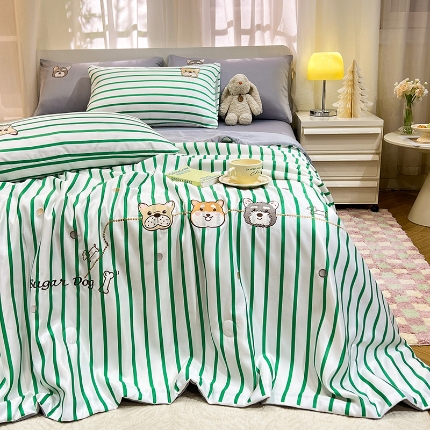 91家纺网 家纺一手货源 找家纺 （总）经年2025年 新款  水洗真丝冰丝天丝夏被四件套直播爆款 好伙伴系列