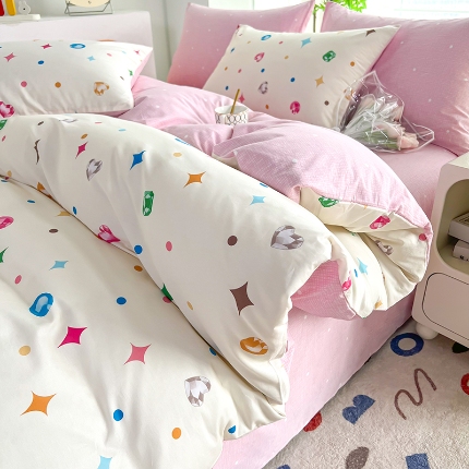 雲归梦 2024新款全棉13070多规格四件套 钻石梦