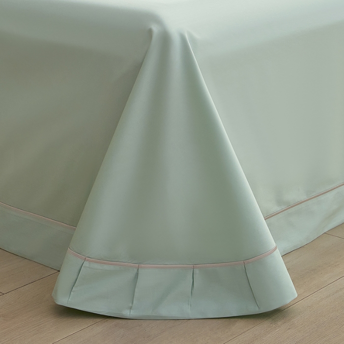 91家纺网 家纺一手货源 找家纺 【2024】50S50支澳棉刺绣长绒棉四件套全棉新中式花卉直播爆款线下批发 山花浪漫