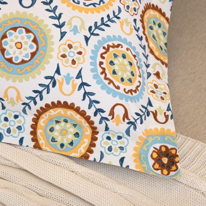 91家纺网 家纺一手货源 找家纺 喜相逢家纺2024新款 D26-双人枕套-纯棉磨毛长枕套全棉磨毛