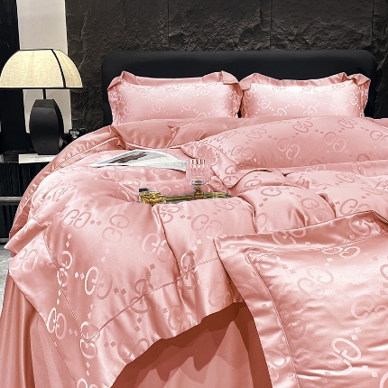 91家纺网 家纺一手货源 找家纺 （总）经年 2025 新款 水洗真丝提花四件套 洛克系列