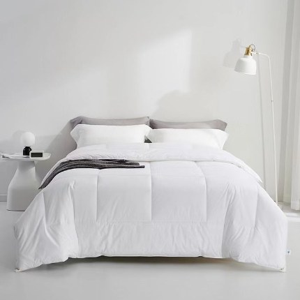 91家纺网 家纺一手货源 找家纺 （总）安力森/诚臻酒店用品纺织2025新款酒店被子被芯酒店全棉被子被芯整张棉全棉羽丝绒保暖被