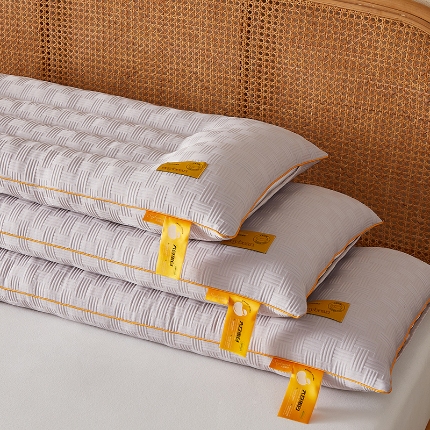 91家纺网 家纺一手货源 找家纺 （总）乐可 2024新款A类华夫格双人长枕 枕头枕芯