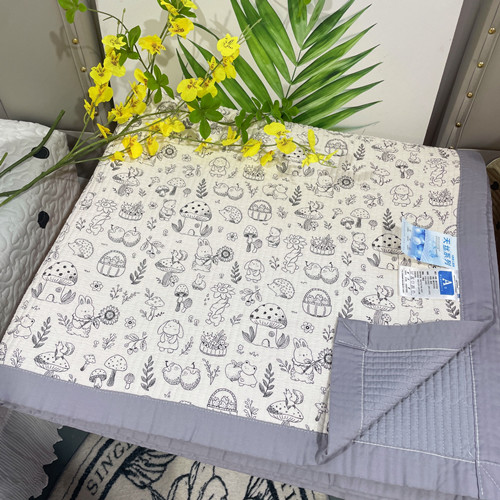 91家纺网 家纺一手货源 找家纺 （总）双面天丝床盖240×230 单件莫代尔天丝棉花床盖 夏季凉席冰丝床单