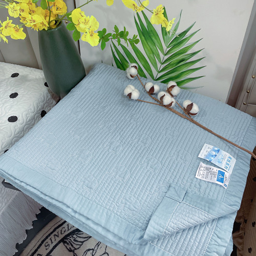 91家纺网 家纺一手货源 找家纺 （总）双面天丝床盖240×230 单件莫代尔天丝棉花床盖 夏季凉席冰丝床单