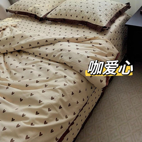 91家纺网 家纺一手货源 找家纺 （总）法式纯棉被罩200X230cm双人被套小碎花全棉被罩纯棉被罩