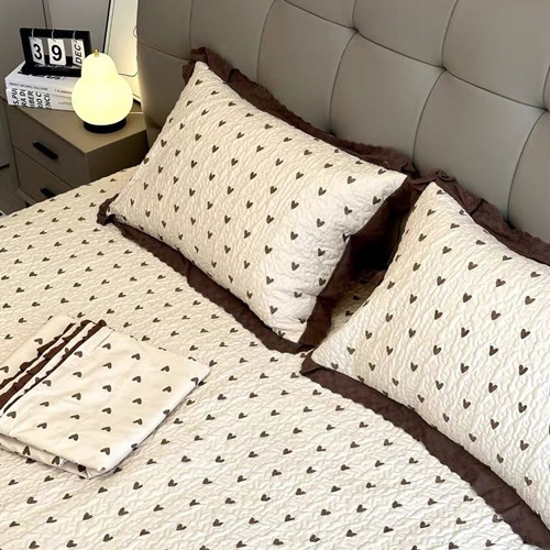 91家纺网 家纺一手货源 找家纺 法式纯棉枕套48x74cm 全棉加厚枕套纯棉枕头套一对装