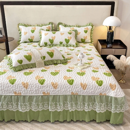 91家纺网 家纺一手货源 找家纺 （总）2024苏米娜A类母婴级双层纱棉麻单床盖三件套小竺棉泡泡棉泡泡纱单床盖三件套纯棉全棉水洗棉床盖三件套