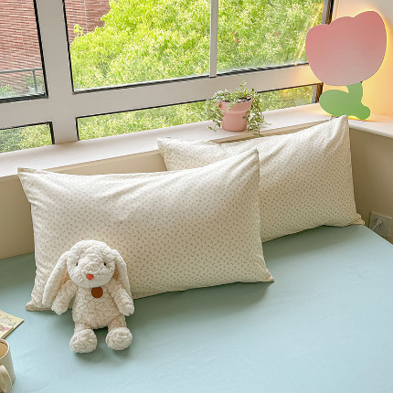 91家纺网 家纺一手货源 找家纺 （总）柠馨 2023新款13376全棉单品枕套