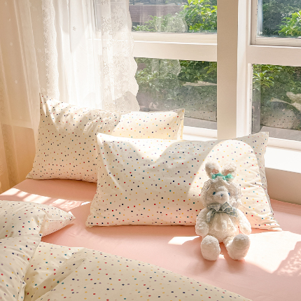 91家纺网 家纺一手货源 找家纺 （总）柠馨 2023新款13376全棉单品枕套