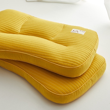 91家纺网 家纺一手货源 找家纺 （总）乐可 2024新款砂洗多位护颈荞麦枕 枕头枕芯