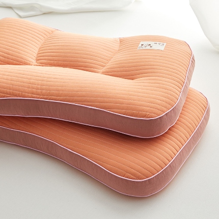 91家纺网 家纺一手货源 找家纺 （总）乐可 2024新款砂洗多位护颈荞麦枕 枕头枕芯