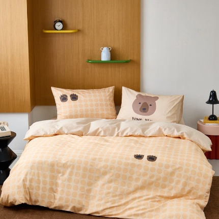 91家纺网 家纺一手货源 找家纺 （总）原研家居 2024新款40支全棉13070平网印花系列四件套