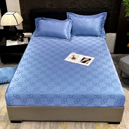 91家纺网 家纺一手货源 找家纺 （总）经年 2025年  新款 水洗真丝提花单床笠 直播爆款 