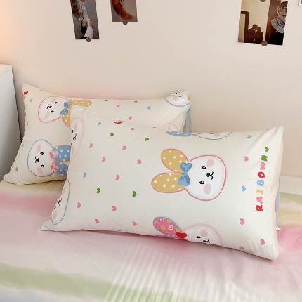 91家纺网 家纺一手货源 找家纺 （总） 2024新款13070全棉印花枕套