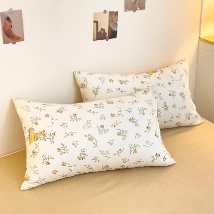 91家纺网 家纺一手货源 找家纺 （总） 2024新款13070全棉印花枕套