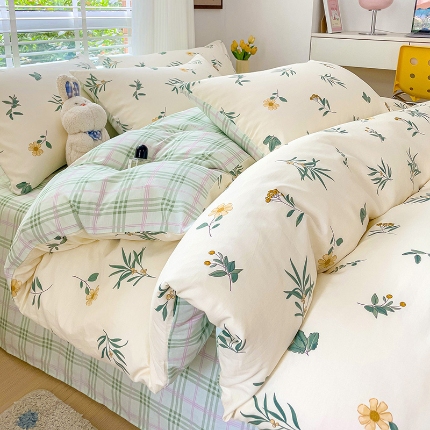 91家纺网 家纺一手货源 找家纺 （总）2024新款13070全棉印花100新疆棉单被套