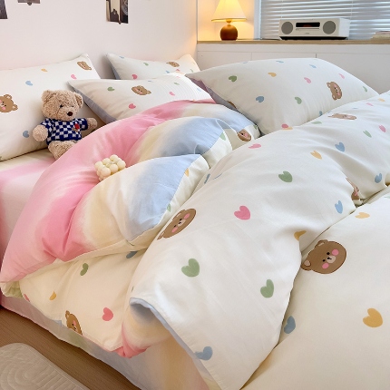 91家纺网 家纺一手货源 找家纺 （总）2024新款13070全棉印花100新疆棉单被套