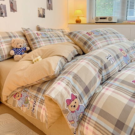 91家纺网 家纺一手货源 找家纺 （总）2024新款13070全棉印花100新疆棉单被套