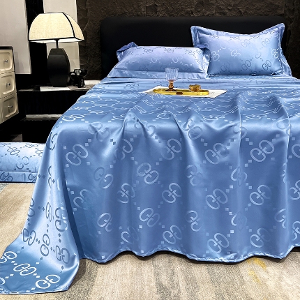 91家纺网 家纺一手货源 找家纺 （总）经年 2025年 新款 水洗真丝提花单床单 直播首选