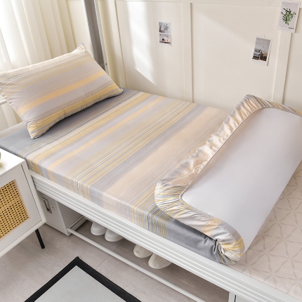 91家纺网 家纺一手货源 找家纺 （总）斯尔顿 2025新款全棉印花学生单床笠